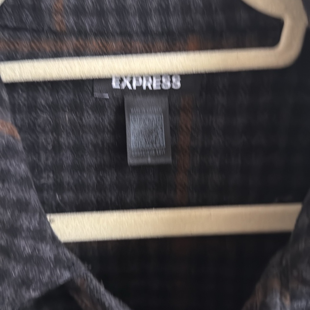 Men's Express Wool-Blend Shacket - Picture 6 of 7